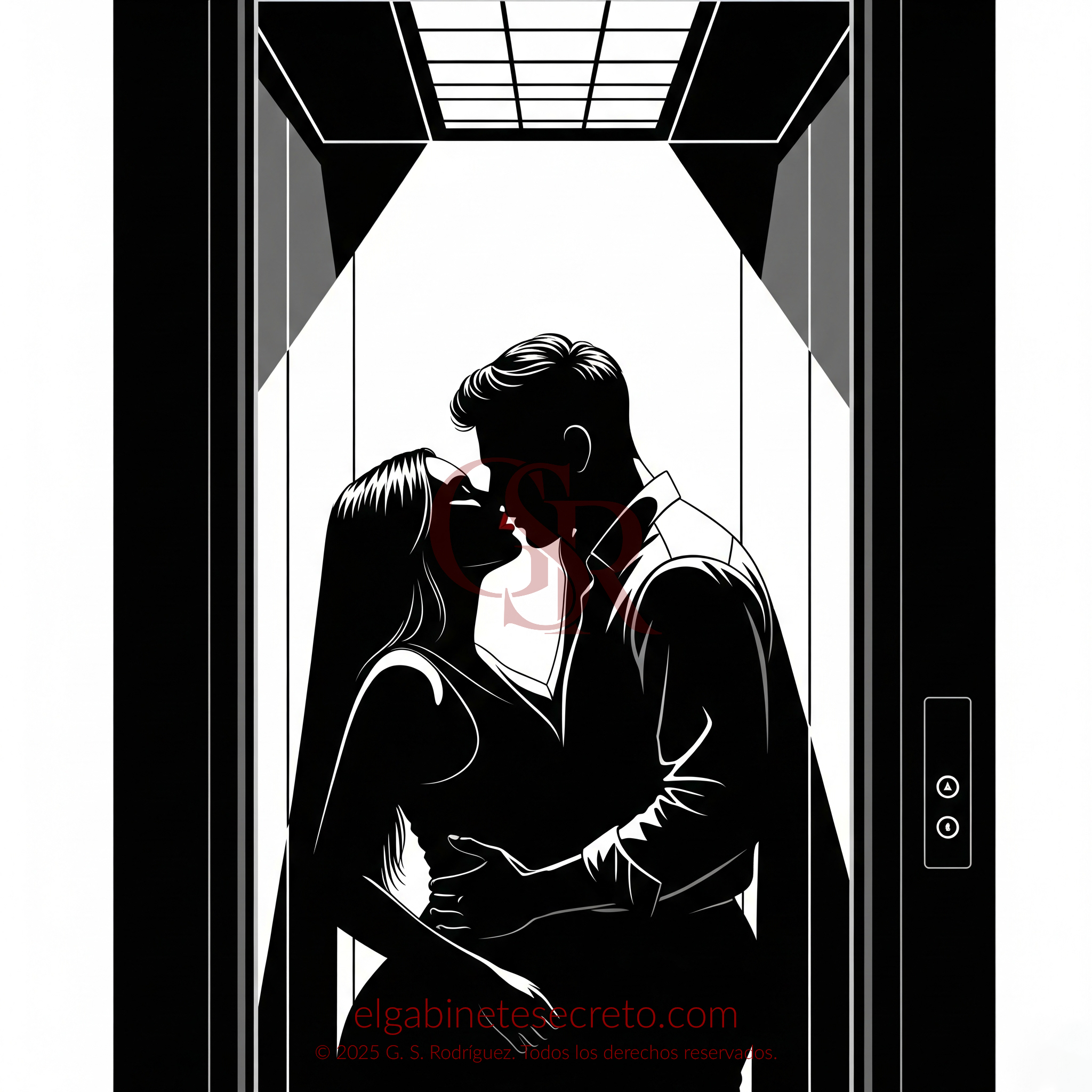 Beso en el ascensor